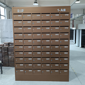 Premium Stainless Steel Cluster Mailbox Unit with Secure Locking Doors for Multi-Family Residential Buildings - Product Image 5