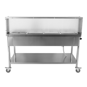Electric Stainless Steel Steam <b>Table</b> Food Warmer - Product Image 5