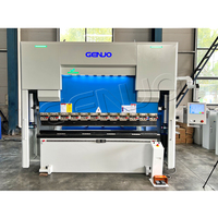 Presse plieuse hydraulique automatique CNC pour tôles en acier inoxydable de 63 tonnes, machine de pliage d'occasion