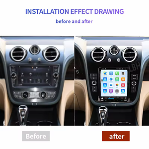 9.7 "수직 화면 자동차 안드로이드 Carplay GPS 라디오 멀티미디어 비디오 플레이어 Bentley Bentayga에 적합 2016-2019 - Product Image 3