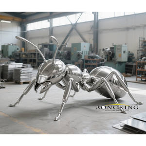 Estatua <span class=keywords><strong>de</strong></span> hormiga <span class=keywords><strong>de</strong></span> acero inoxidable <span class=keywords><strong>de</strong></span> insecto <span class=keywords><strong>de</strong></span> hierba urbana <span class=keywords><strong>de</strong></span> <span class=keywords><strong>arte</strong></span> pop grande personalizada estatuilla <span class=keywords><strong>de</strong></span> metal con técnica <span class=keywords><strong>de</strong></span> soldadura <span class=keywords><strong>de</strong></span> tema <span class=keywords><strong>de</strong></span> hierba urbana - Product Image 1