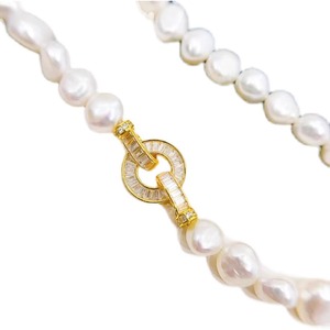 Venta al por mayor de joyería de diseño de lujo 11-13cm collar barroco grande de agua dulce natural blanco - Product Image 1