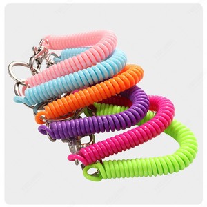 Cuerda telescópica de silicona para llavero, colores caramelo, duradera, antipérdida, colgador de bolso, forma redonda, capacidad de carga de 10 kg - Product Image 5