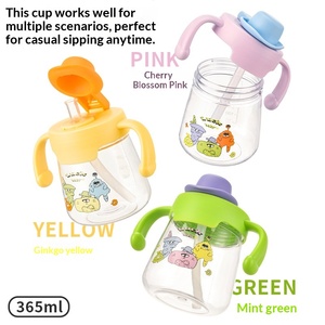 Vaso <span class=keywords><strong>Infantil</strong></span> con Pajita, Plástico Antiderrames, para Bebés <span class=keywords><strong>de</strong></span> Un Año, Vaso <span class=keywords><strong>de</strong></span> Aprendizaje con Asa para Guardería, Portátil - Product Image 2