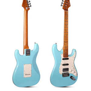 Guitare électrique OEM/ODM en gros de haute qualité S-G20 ST, 22 frettes arrondies en acier inoxydable, pont à trémolo à 2 points - Product Image 2