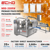 Machine d'emballage automatique ECHO Rotary pour sachets préformés, remplissage et scellage pour le miel