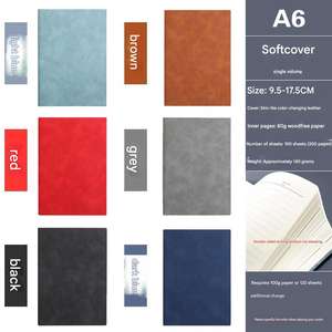 Huashanqi, venta al por mayor, personalizado, A5, Clip-on, <span class=keywords><strong>Notebook</strong></span>, oficina <span class=keywords><strong>de</strong></span> negocios, caja <span class=keywords><strong>de</strong></span> regalo, conjunto - Product Image 5