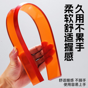 Spatule à mastic universelle courbée avec lame en plastique 3050cm pour les cercles intérieurs et extérieurs, outil de masticage - Product Image 4