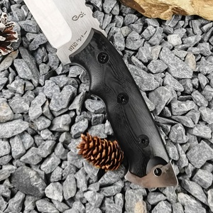 Cuchillo de Combate Personalizable Kazutoshi Tanabe, Hoja de Acero Inoxidable de Alta Calidad, Mango G10, Funda DIY Incluida, OEM Limitado - Product Image 3