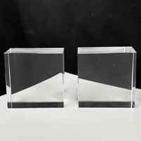 Bloc carré en cristal optique K9 personnalisé de 1 à 200 mm, guide de lumière, prisme