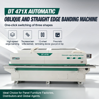 Machine à chantourner professionnelle automatique pour bords droits et biseautés, équipement de menuiserie pour portes de meubles et armoires à 45 degrés