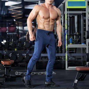 OEM Customize Sports Nylon Stylish <b>Slim</b> Straight Casual Mid Waist Athletic Workout Comfortable <b>Joggers</b> for Men - Product Image 3