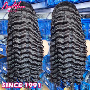 <span class=keywords><strong>Parrucca</strong></span> Lace Front 13x6 Deep Wave - Densità 250% con HD Lace, <span class=keywords><strong>Capelli</strong></span> Umani Vergini al 100% Pre-Piumati, Stile Ricci Senza Colla per Donne - Product Image 1