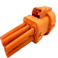 Petit courant 40A HVIL 800v prise de courant haute tension connecteur cc PA66 + GF matériau verrouillage pour EV 2pin 3pin 4pin 5pin 6pin