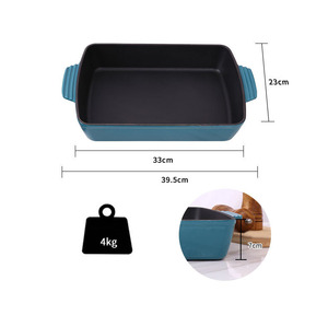 <span class=keywords><strong>Teglia</strong></span> da forno in ghisa <span class=keywords><strong>teglia</strong></span> smaltata da forno - Product Image 4