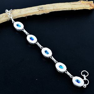 Handmade Opal <b>Bracelet</b> Handmade Antique Style Handmade Adjustable Design Bohemian Gemstone Jewelry collection - Product Image 5