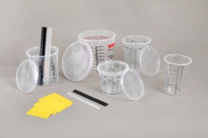 Système de gobelets jetables pour mélange de peinture industrielle |   Colorisage rapide et peinture au pistolet sans désordre - Product Image 4