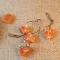 Bloc de sel rose de l'Himalaya broyé OEM (lèche-sel fait main) motif Love Angel pour la nutrition animale et l'agriculture - Noël