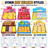 Apple Maker Kit Cloud Squishies Skins  Empty Cube Kawaii Taba Noodle Coconut Oil Caja De Cake Viral Squishy Toys