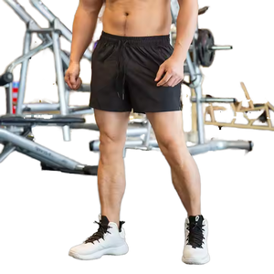 Casual Anti-Wrinkle Breathable <b>Athletic</b> Fitness Jogging Shorts Wholesale Mens Activewear Workout Gym Sports Running - Product Image 1