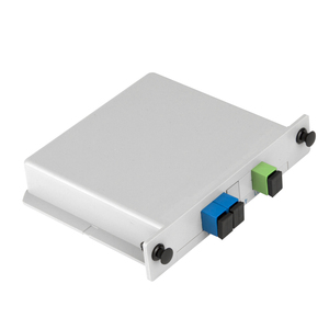 OEM profesional tipo <span class=keywords><strong>Cassette</strong></span> UPC SC FTTH 1x2 <span class=keywords><strong>de</strong></span> fibra óptica PLC Splitter - Product Image 4