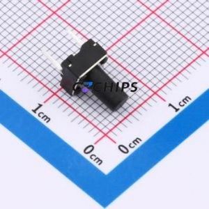 TSA06154-095B332BA Tactile <b>Switch</b> Through hole Component (THT),6.1x6.1mm <b>Switch</b> Single Pole Single Throw Round Button 1.8N 6.1mm - Product Image 1