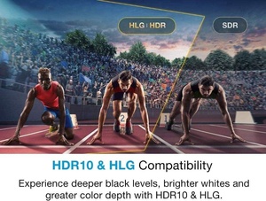 Projecteur Optoma UHZ50e/UHZ55 4K UHD avec mode de jeu amélioré, latence d'entrée de 4 ms, HDR HLG et luminosité de 2500 lumens - Product Image 6