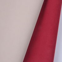 Cuir Rexine de fabrication, 25% polyester, 25% coton, 50% PU, tissu synthétique Rexine vintage pour la confection de vestes