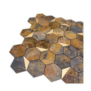 Fabricant professionnel fournisseur d'or mosaïque peler et coller les carreaux - Product Image 6