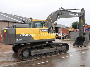 เครื่องจักรก่อสร้างคุณภาพสูง รถขุดมือสอง Volvo EC200D รถขุดตีนตะขาบ EC200 สำหรับขาย - Product Image 4