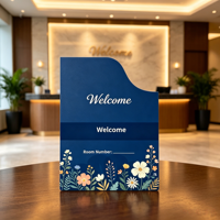 Cubierta y Funda para Tarjetas de Habitación de Hotel, Impresas en Cartón con Impresión Offset y Barnizado, con Logotipo Personalizado para Uso en Hoteles y Alojamientos