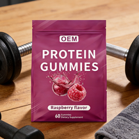 Gummies de collagène végétalien OEM avec biotine et kératine pour cheveux, peau et ongles – Gommes de biotine et collagène