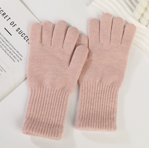 Gants d'hiver créatifs et tendance pour hommes et femmes, gants de <span class=keywords><strong>cyclisme</strong></span> tricotés, gants chauds rembourrés anti-froid à doigts séparés - Product Image 1