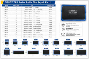 Bas <span class=keywords><strong>prix</strong></span> Patch de réparation de pneus en caoutchouc de toutes tailles de haute qualité Patch de <span class=keywords><strong>pneu</strong></span> radial pour pneus Patch froid pour voitures - Product Image 4