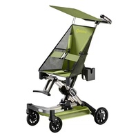 Poussette bébé pliable à une main ultra-légère, compatible avec les cabines d'avion, chariot de voyage compact, poussette portable pour 0-3 ans