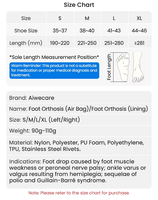 Attelle légère pour pied tombant, orthèse cheville-pied, support pour pied tombant, aide à la marche pour hommes, femmes, adultes Aiwecare