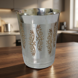 แก้ววินเทจลายดอกไม้ ดีไซน์โปร่งใส สำหรับใช้ในงานปาร์ตี้ - Product Image 1