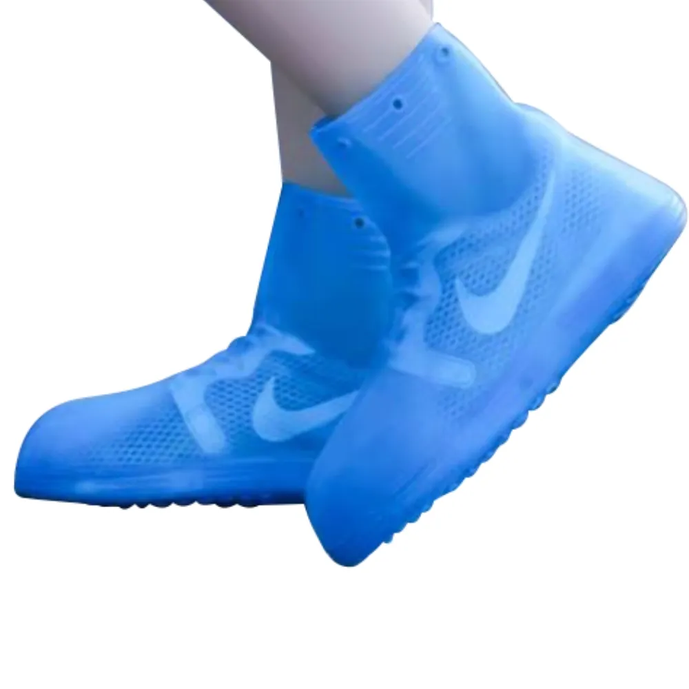 Haute qualité Flexible Durable réutilisable Portable anti-dérapant Silicone chaussures couvre imperméable chaussures de plein air protecteurs bottes de pluie