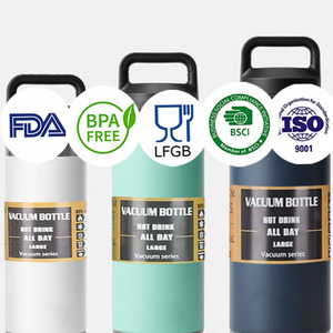Nouvelle bouteille d'eau en métal de 36 oz, 26 oz, 18 oz, bouteille d'eau de sport portable en acier inoxydable, gourde thermos, bouteille à boire - Product Image 1