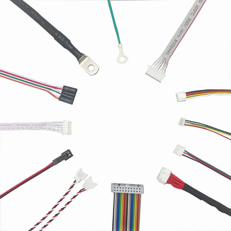 Connettore per assemblaggio cablaggio Jst personalizzato 2 3 4 Pin Molex Wire Cable Assembly