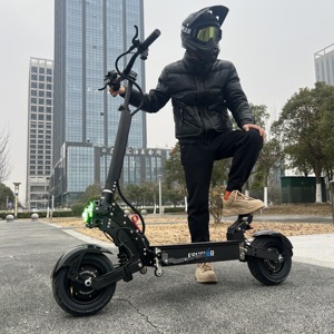 Trottinette électrique Geofought M7 11 pouces avec contrôleur LIVIAE, pliable, 6000W, 60V, 30AH, 40AH, autonomie 120KM, double moteur, pneus tout-terrain - Product Image 6
