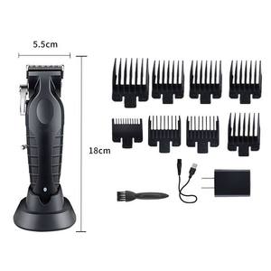 Tondeuses à cheveux professionnelles <span class=keywords><strong>Kemei</strong></span> <span class=keywords><strong>KM</strong></span>-<span class=keywords><strong>2296</strong></span>, 2500 mAh, rechargeables par USB, tondeuse à cheveux réglable pour barbier - Product Image 4