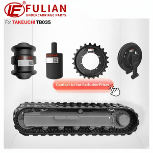 Phụ Tùng Gầm Xe Máy Xúc Mini Dòng TB035 Bộ Phận Lắp Ráp Bánh Xích Con Lăn Phía Dưới Con Lăn Bánh Xích Cho Takeuchi - Product Image 1