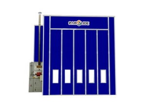 Abri de peinture portable SLD pour camion avec contrôle de pression positive – Installation temporaire de pulvérisation pour cabine de peinture de camion de service sur site - Product Image 6