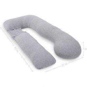 Almohada de espuma viscoelástica en forma de U para embarazo, soporte completo para el cuerpo durante la maternidad - Product Image 2