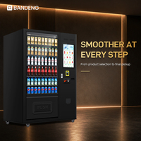 Distributeur automatique de boissons et de snacks réfrigérés BANDENG 6610Pro 22T avec plage de refroidissement de 4°C à 25°C pour la vente au détail commerciale