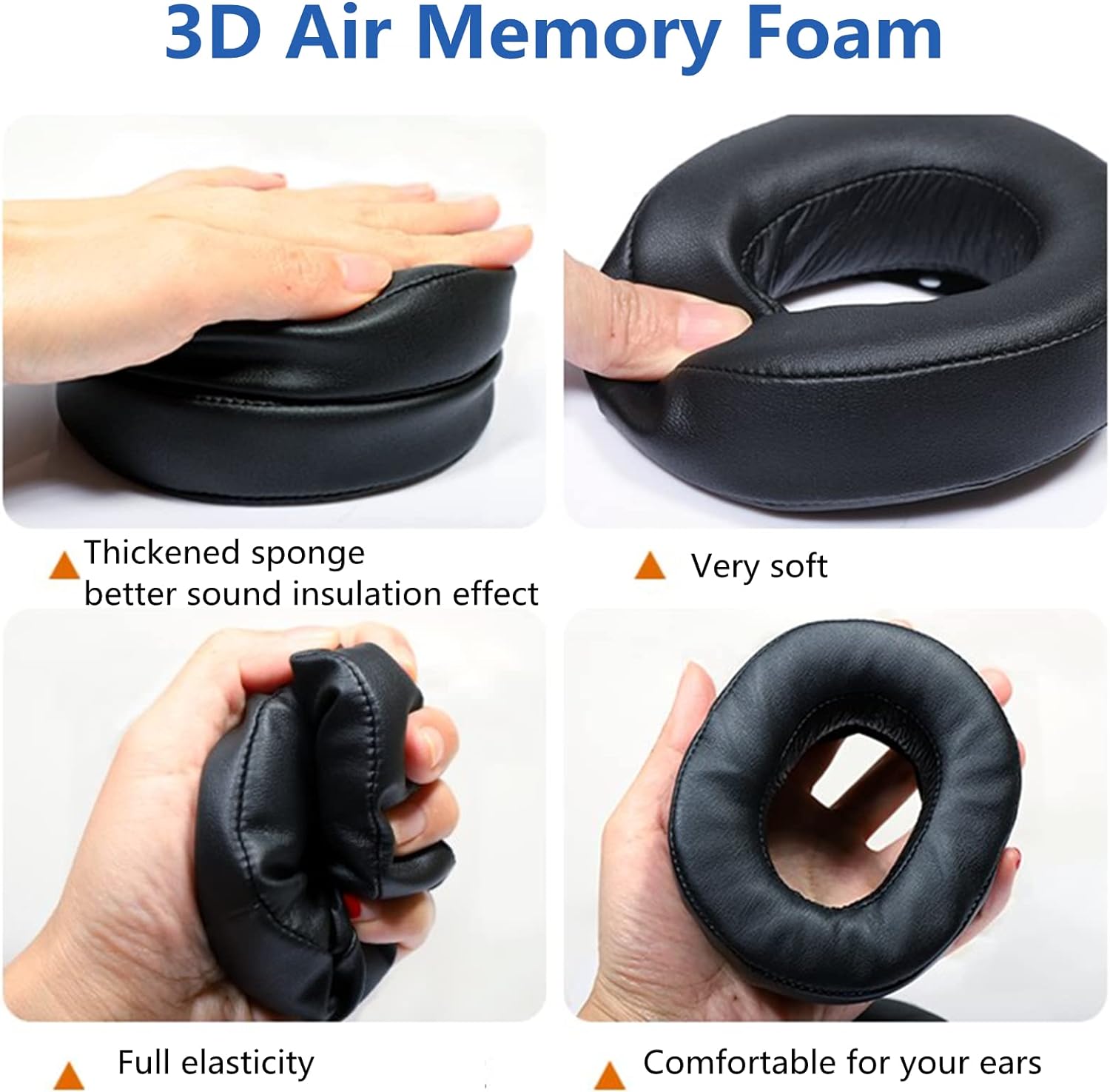 Sony MDR-HW700 HW700DS 用 交換用イヤーパッド ブラック