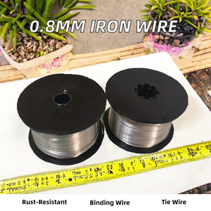 سلك ربط حلقي مجلفن كهربائيًا بسمك 0.8 مم، لفائف بطول 100 متر، سلك حديدي لمنتجات سيرسبايدر - Product Image 2