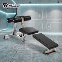 Banc de musculation inclinable ROSEN Fitness pour la musculation des pectoraux et du tronc en salle de sport commerciale