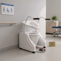 Unité de levage de toilettes électrique portable, équipement de mobilité sécurisé pour salle de bain, pour l'assistance des personnes âgées